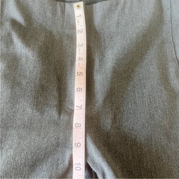ANN TAYLOR Gray Skinny Dress Work Pants Size 2 - Picture 10 of 11